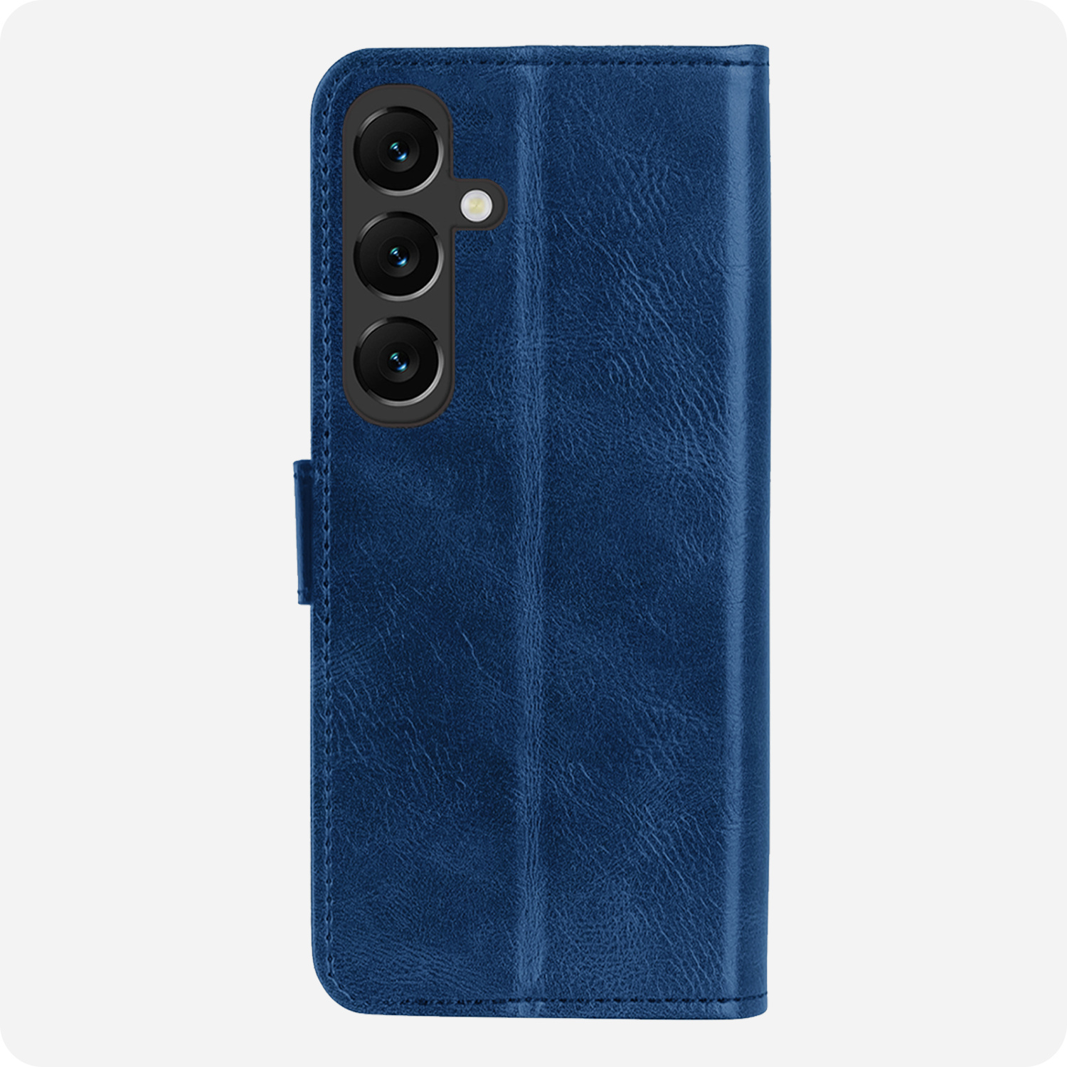 BASEY. BASEY. Samsung Galaxy S25 Hoesje Bookcase Met 2x Screenprotector - Donkerblauw