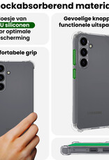 BASEY. BASEY. Samsung Galaxy S25 Plus Hoesje Shockproof - Transparant - 2 PACK