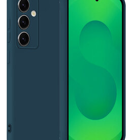 BASEY. BASEY. Samsung Galaxy S25 Plus Hoesje Siliconen - Donkerblauw