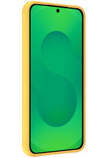 BASEY. BASEY. Samsung Galaxy S25 Plus Hoesje Siliconen - Geel