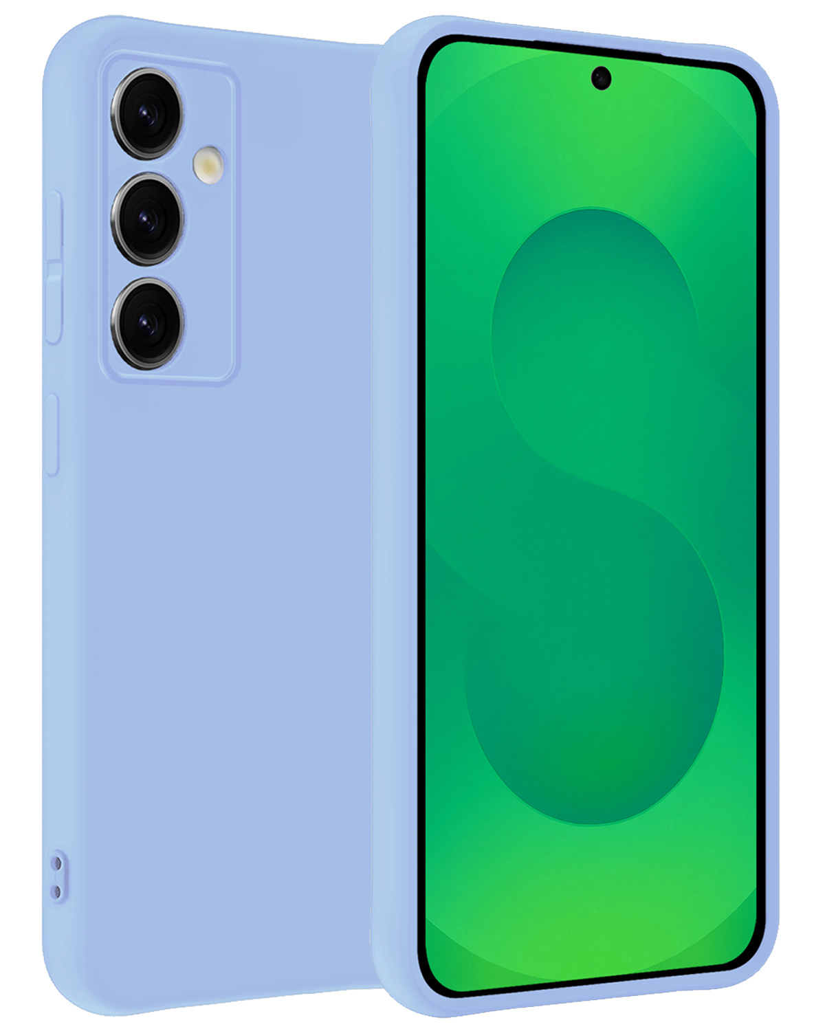 BASEY. BASEY. Samsung Galaxy S25 Plus Hoesje Siliconen - Lichtblauw