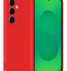 BASEY. BASEY. Samsung Galaxy S25 Plus Hoesje Siliconen - Rood