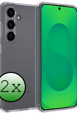 BASEY. BASEY. Samsung Galaxy S25 Plus Hoesje Siliconen - Transparant - 2 PACK