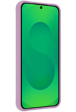 BASEY. BASEY. Samsung Galaxy S25 Plus Hoesje Siliconen Met 2x Screenprotector - Lila