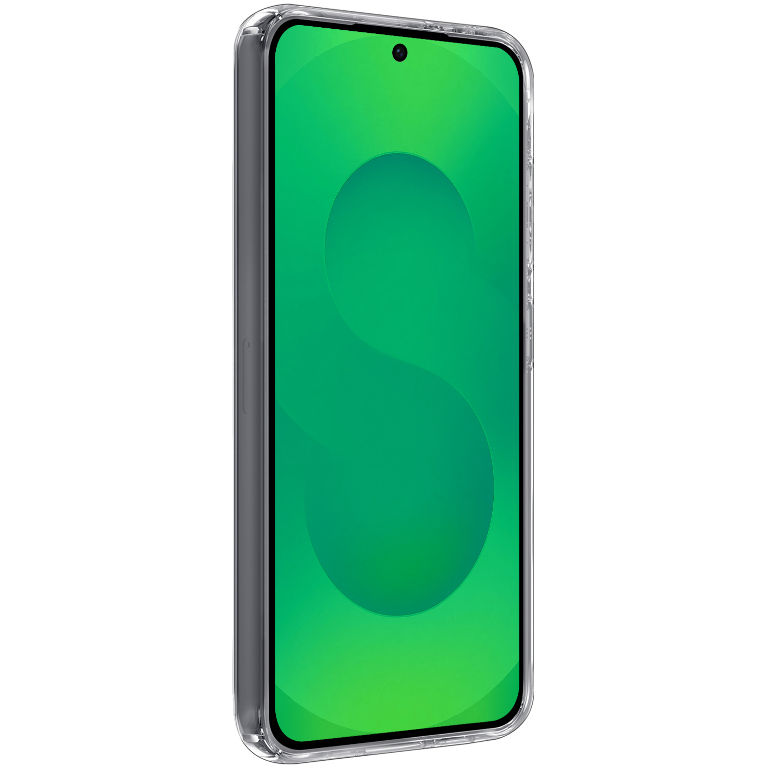 BASEY. BASEY. Samsung Galaxy S25 Plus Hoesje Siliconen Met 2x Screenprotector - Transparant