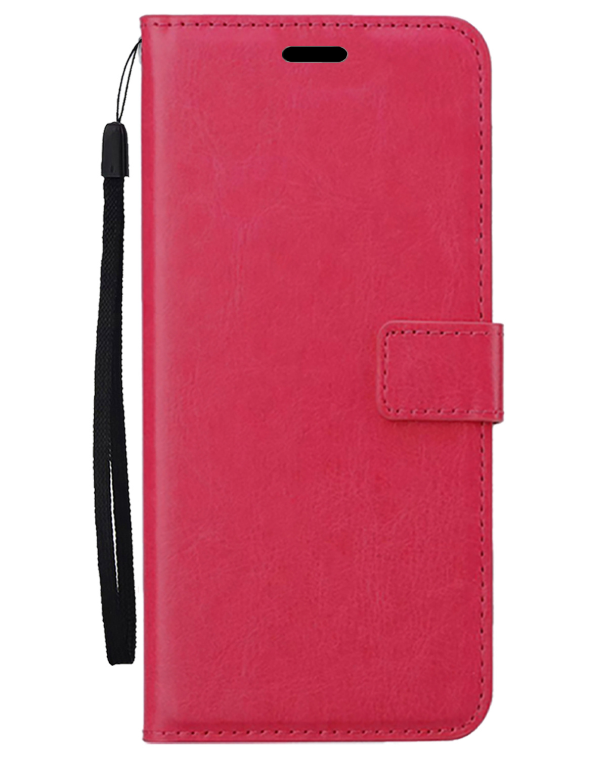 BASEY. BASEY. Samsung Galaxy S25 Plus Hoesje Bookcase - Donkerroze