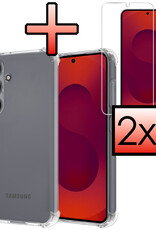 NoXx NoXx Samsung Galaxy S25 Hoesje Shockproof Met 2x Screenprotector