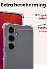NoXx NoXx Samsung Galaxy S25 Hoesje Shockproof Met 2x Screenprotector
