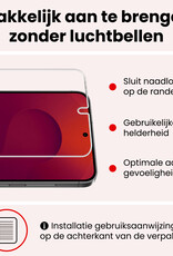NoXx NoXx Samsung Galaxy S25 Hoesje Siliconen Met Screenprotector - Lila