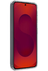 NoXx NoXx Samsung Galaxy S25 Hoesje Siliconen Met Screenprotector - Transparant