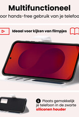 NoXx NoXx Samsung Galaxy S25 Hoesje Bookcase - Wit