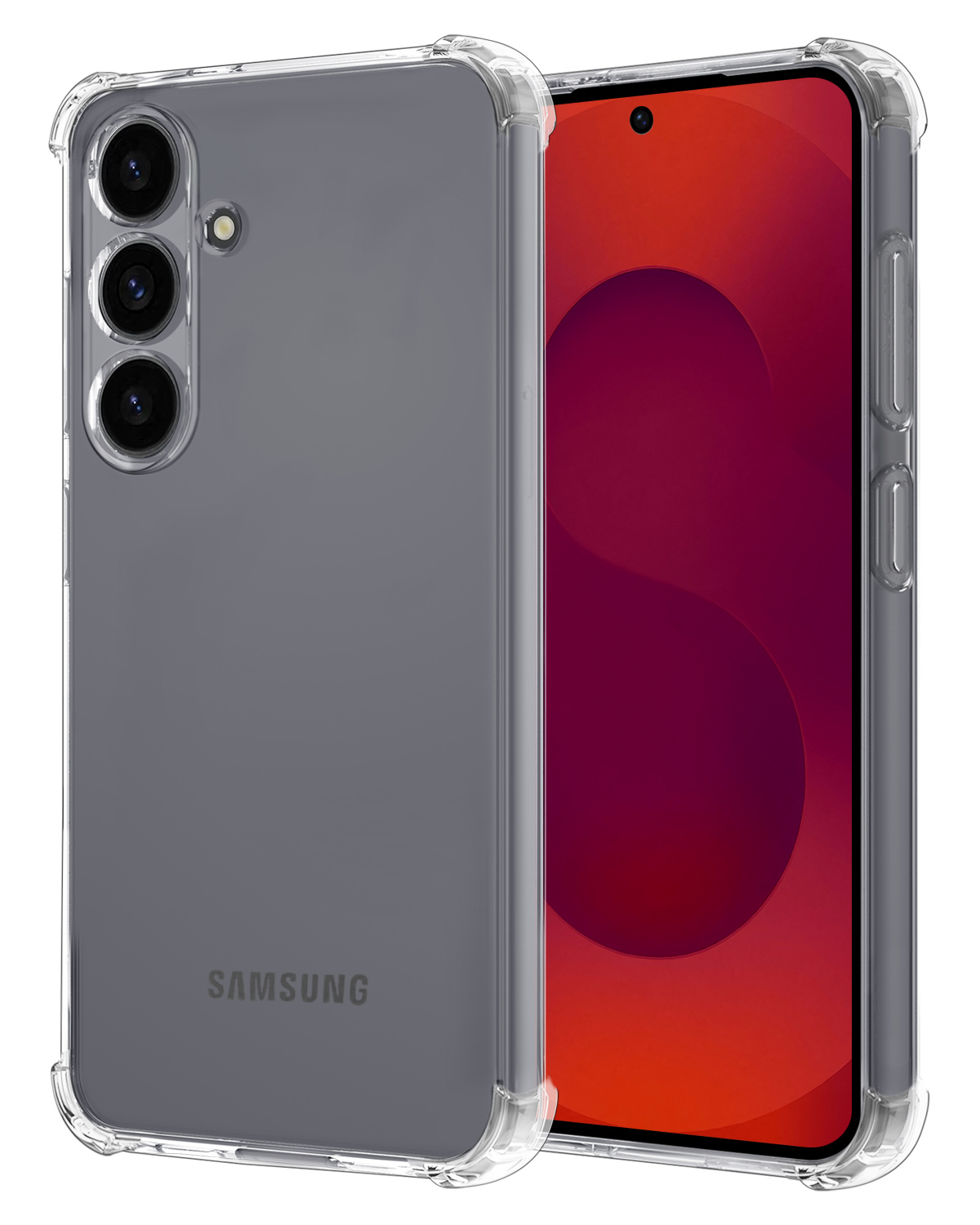 NoXx NoXx Samsung Galaxy S25 Plus Hoesje Shockproof - Transparant