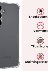 NoXx NoXx Samsung Galaxy S25 Plus Hoesje Shockproof - Transparant - 2 PACK