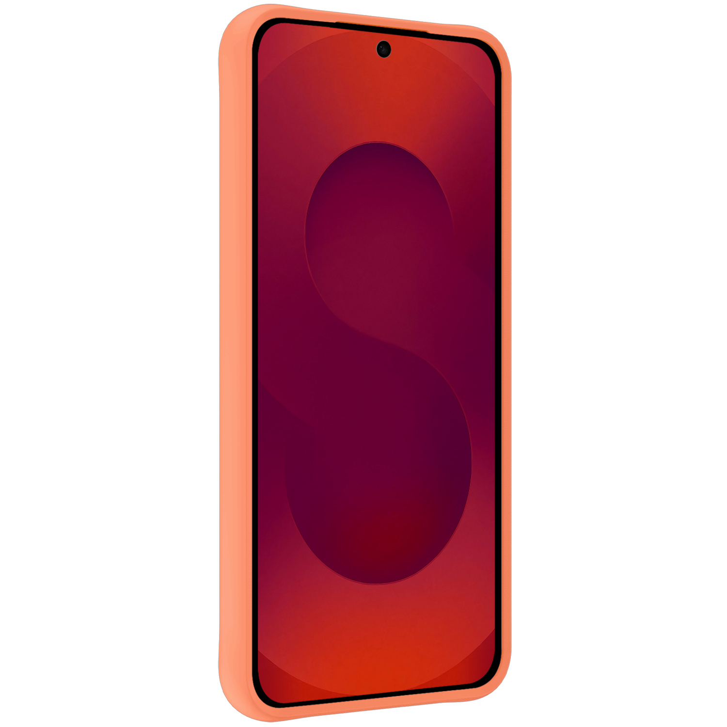 NoXx NoXx Samsung Galaxy S25 Plus Hoesje Siliconen - Perzik