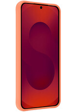 NoXx NoXx Samsung Galaxy S25 Plus Hoesje Siliconen - Perzik - 2 PACK