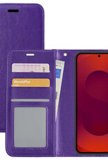 NoXx NoXx Samsung Galaxy S25 Plus Hoesje Bookcase - Paars