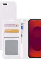 NoXx NoXx Samsung Galaxy S25 Plus Hoesje Bookcase - Wit