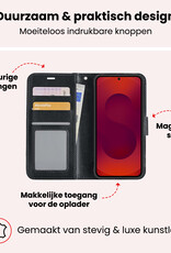 NoXx NoXx Samsung Galaxy S25 Plus Hoesje Bookcase - Zwart