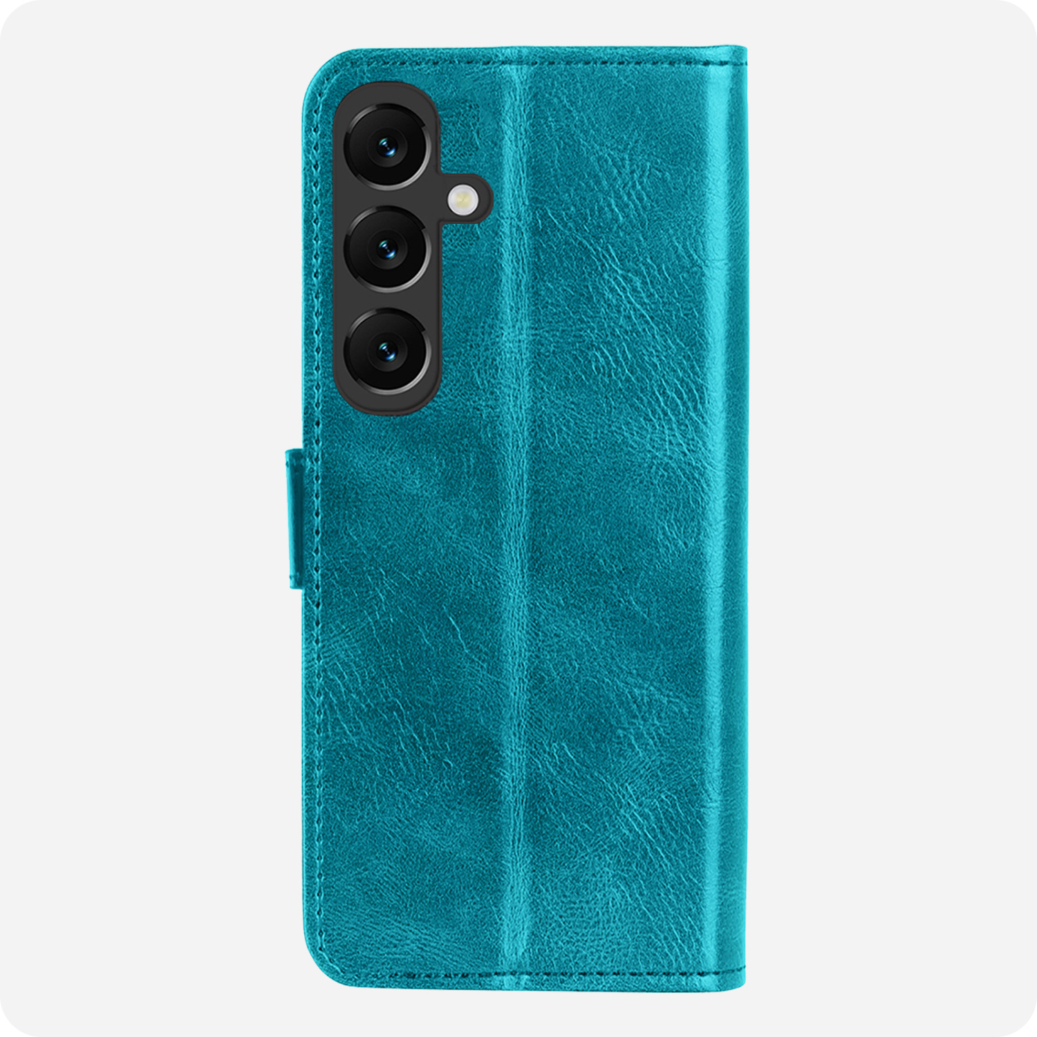 NoXx NoXx Samsung Galaxy S25 Plus Hoesje Bookcase Met 2x Screenprotector - Turquoise