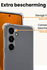 Nomfy Nomfy Samsung Galaxy S25 Hoesje Shockproof Met 2x Screenprotector