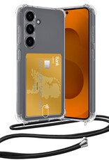 Nomfy Nomfy Samsung Galaxy S25 Hoesje Pashouder met Koord