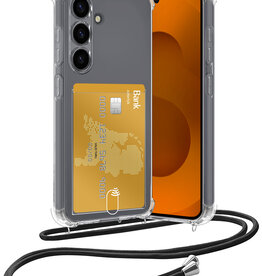 Nomfy Nomfy Samsung Galaxy S25 Hoesje Pashouder met Koord