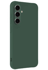 Nomfy Nomfy Samsung Galaxy S25 Hoesje Siliconen - Donkergroen
