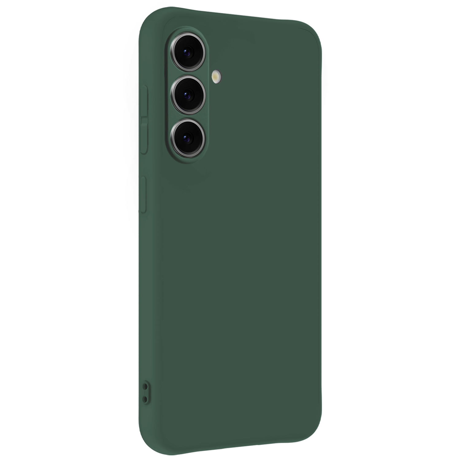 Nomfy Nomfy Samsung Galaxy S25 Hoesje Siliconen - Donkergroen