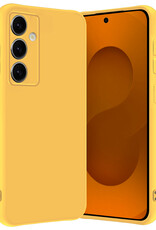 Nomfy Nomfy Samsung Galaxy S25 Hoesje Siliconen - Geel
