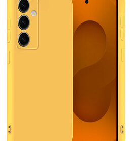 Nomfy Nomfy Samsung Galaxy S25 Hoesje Siliconen - Geel