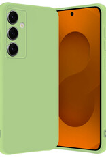 Nomfy Nomfy Samsung Galaxy S25 Hoesje Siliconen - Groen