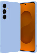 Nomfy Nomfy Samsung Galaxy S25 Hoesje Siliconen - Lichtblauw