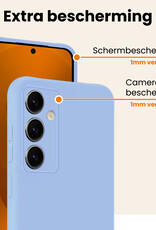 Nomfy Nomfy Samsung Galaxy S25 Hoesje Siliconen - Lichtblauw