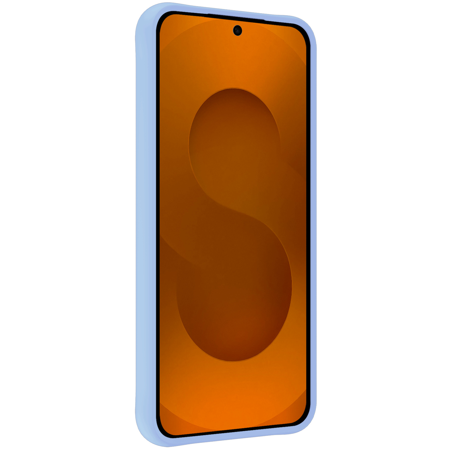 Nomfy Nomfy Samsung Galaxy S25 Hoesje Siliconen - Lichtblauw