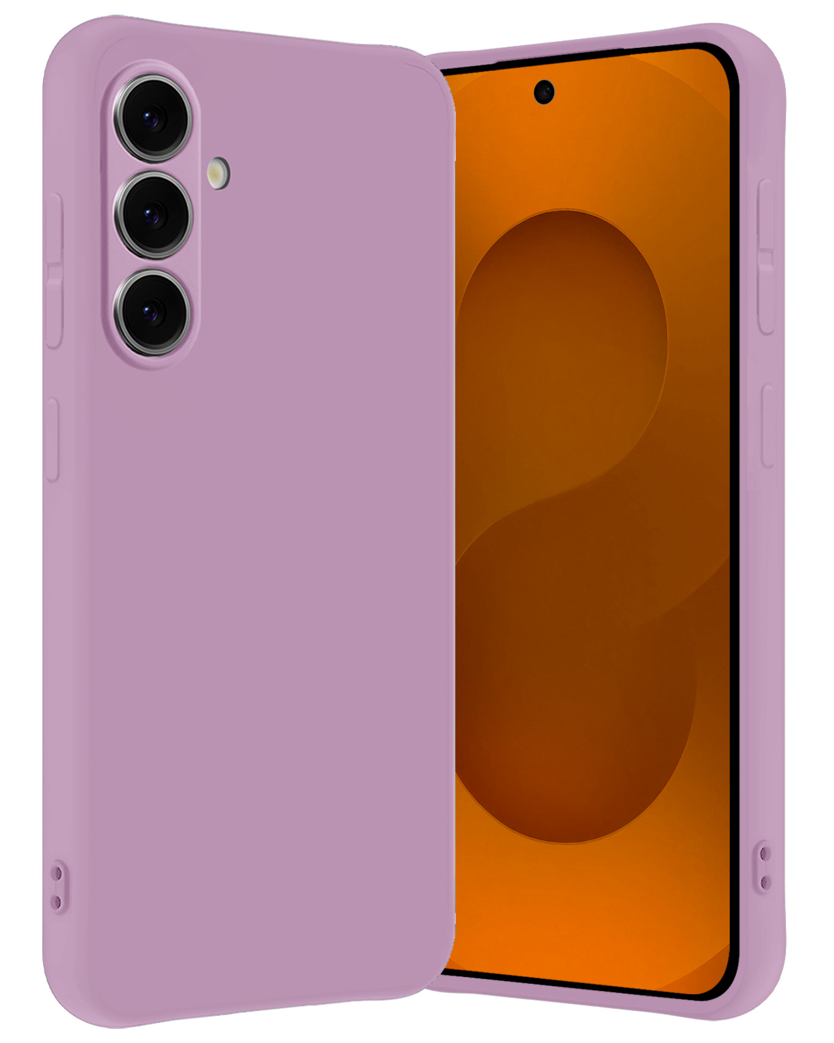 Nomfy Nomfy Samsung Galaxy S25 Hoesje Siliconen - Lila