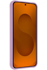 Nomfy Nomfy Samsung Galaxy S25 Hoesje Siliconen - Lila