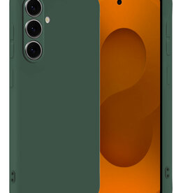Nomfy Nomfy Samsung Galaxy S25 Plus Hoesje Siliconen - Donkergroen