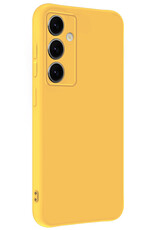 Nomfy Nomfy Samsung Galaxy S25 Plus Hoesje Siliconen - Geel