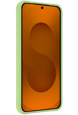 Nomfy Nomfy Samsung Galaxy S25 Plus Hoesje Siliconen - Groen
