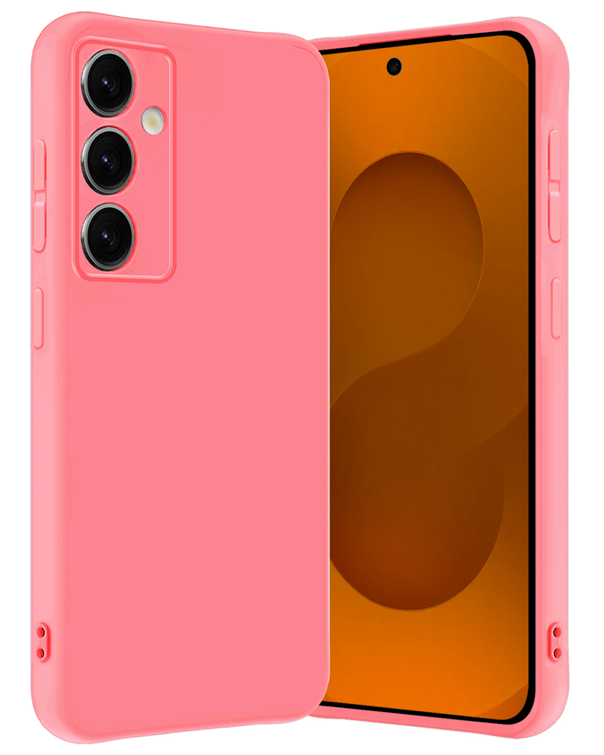 Nomfy Nomfy Samsung Galaxy S25 Plus Hoesje Siliconen - Lichtroze