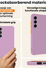 Nomfy Nomfy Samsung Galaxy S25 Plus Hoesje Siliconen - Lila