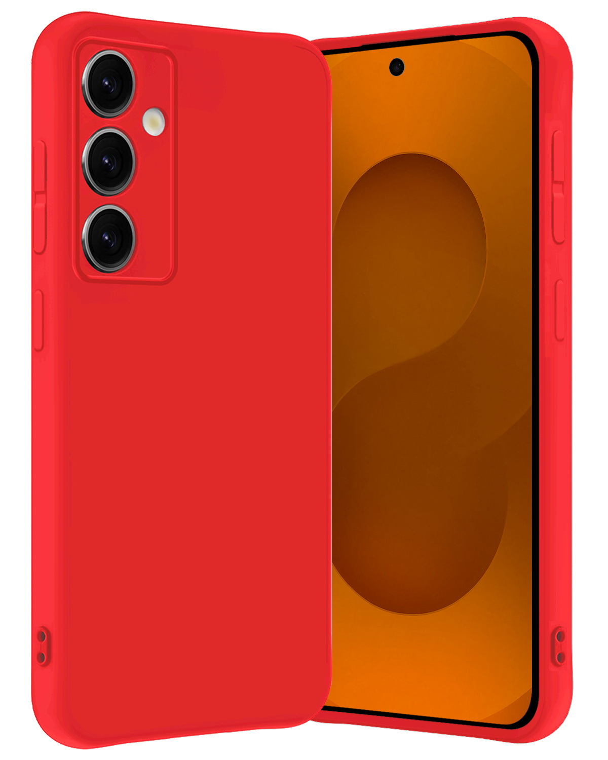 Nomfy Nomfy Samsung Galaxy S25 Plus Hoesje Siliconen - Rood