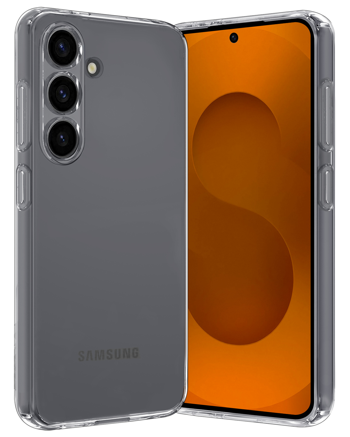 Nomfy Nomfy Samsung Galaxy S25 Plus Hoesje Siliconen - Transparant