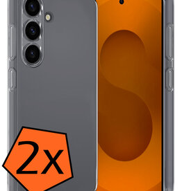 Nomfy Nomfy Samsung Galaxy S25 Plus Hoesje Siliconen - Transparant - 2 PACK