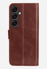 Nomfy Nomfy Samsung Galaxy S25 Plus Hoesje Bookcase Met 2x Screenprotector - Bruin