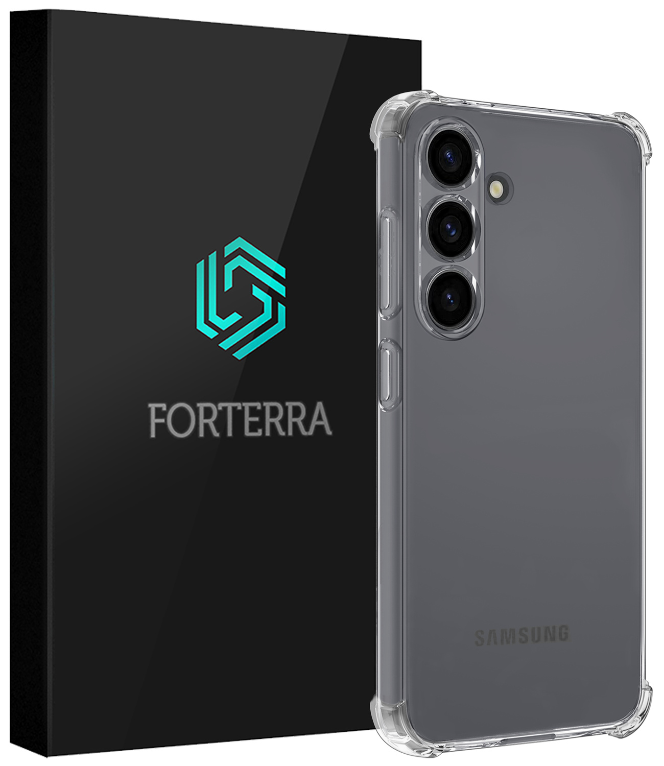 Forterra Forterra Samsung Galaxy S25 Hoesje Shockproof - Transparant