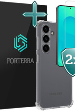 Forterra Forterra Samsung Galaxy S25 Hoesje Shockproof Met 2x Screenprotector