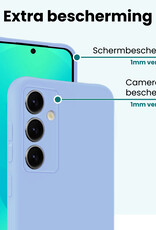 Forterra Forterra Samsung Galaxy S25 Hoesje Siliconen - Lichtblauw