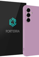 Forterra Forterra Samsung Galaxy S25 Hoesje Siliconen - Lila