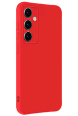 Forterra Forterra Samsung Galaxy S25 Hoesje Siliconen - Rood
